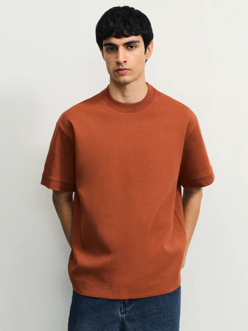 Футболка из хлопка интерлок / Zarina  фото 3