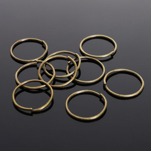 Кольцо соединительное 0.7×12 мм (набор 50 г, ± 440 шт.) СМ-995, бронзы