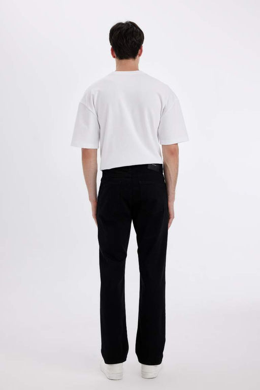 Джинсовые брюки Sergio Regular Fit Normal Mold с нормальной талией и зауженными штанинами - Defacto фото 7