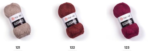 Цена за 5 мотков пряжи ELEGANCE