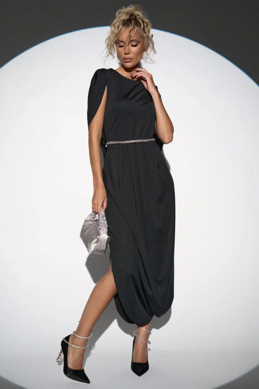 Платье Грация (черный) - Эльза фото 18