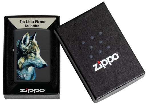 Зажигалка ZIPPO Линда Пикен Волк | Linda Picken 48598