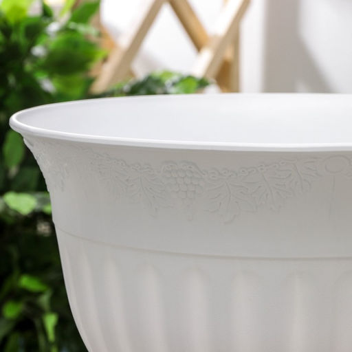 Кашпо уличное на ножке «Венеция», 12 л, цвет МИКС