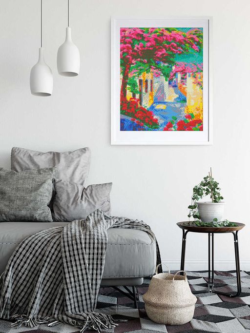 Набор для творчества Алмазная мозаика арт. 59793 / 20 ГРЕЧЕСКИЕ УЛОЧКИ - Феникс+ фото 2