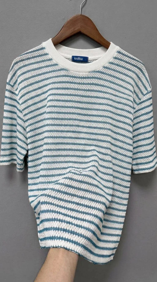 Футболка сердечки-рюши-жаккард хлопковая - Knitka wear фото 36