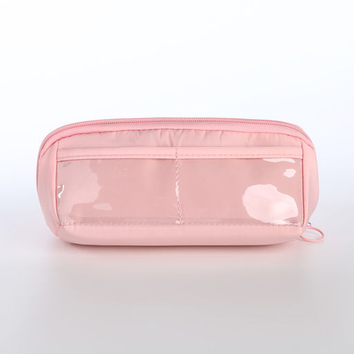 Косметичка на молнии, маленькая, с отделами, розовая - Simaland фото 2