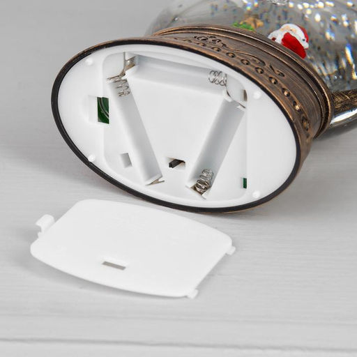 Светодиодная фигура «Семья снеговиков» 12×20.5×7.8 см, пластик, от батареек АААх3, свечение тёплое белое