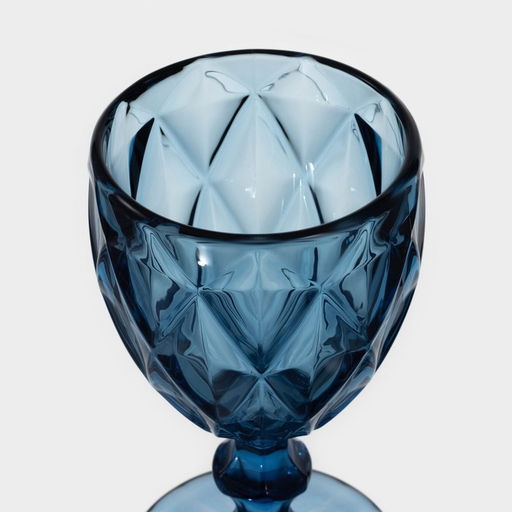 Бокалы для вина Magistro «Круиз», 250 мл, 8×15.3 см, набор 6 шт., стекло, синие