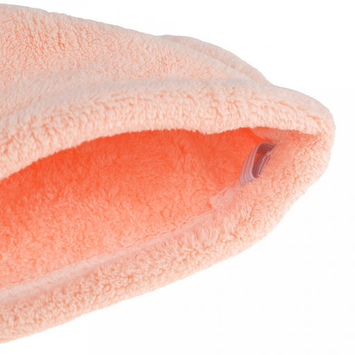 Парео махровое "Свежий букет" 70х175см, хлопок 100%, на резинке с липучкой, на кнопке, с вышивкой; с чалмой на пуговице 68х25см, персиковый (Китай)