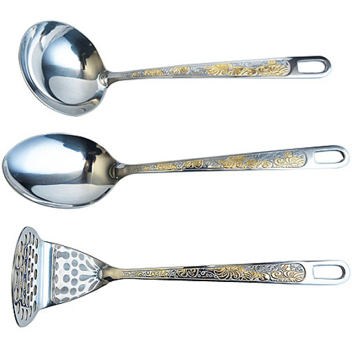 40451 Набор кухонных принадлежностей 7пр на подставке нерж/ст MB (х12) - Mayer&boch фото 4