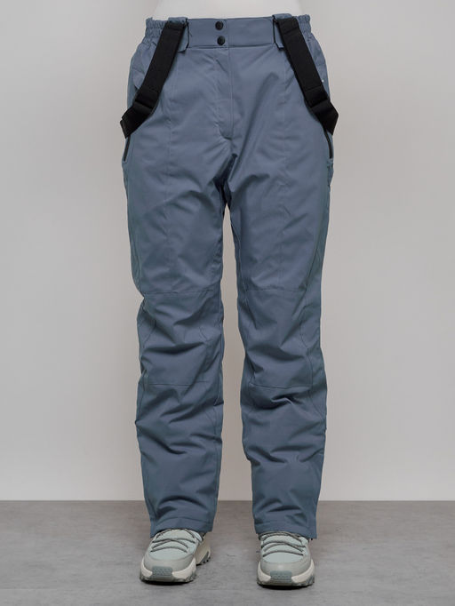 Горнолыжный костюм женский большого размера зимний черного цвета 02308Ch - Mtforce фото 14