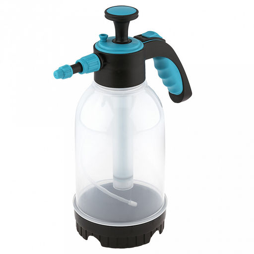 Опрыскиватель-распылитель садовый, помповый, пластмассовый 2л, д13,5см h32,5см, с клапаном, прозрачная колба с мерной шкалой, д/горла 5,3см, усиленная ручка, пластик, упак. п/эт (Китай) - Домашняя мода фото 2