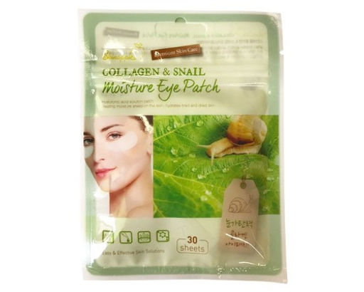 Тканевые патчи с коллагеном и муцином улитки для кожи вокруг глаз - Collagen & Snail Moisture Eye Patch, 30 шт