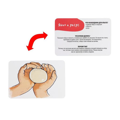 Развивающая игра Опыты для юных гениев. Своими руками, 30 карт, 7+ - Лас играс фото 4