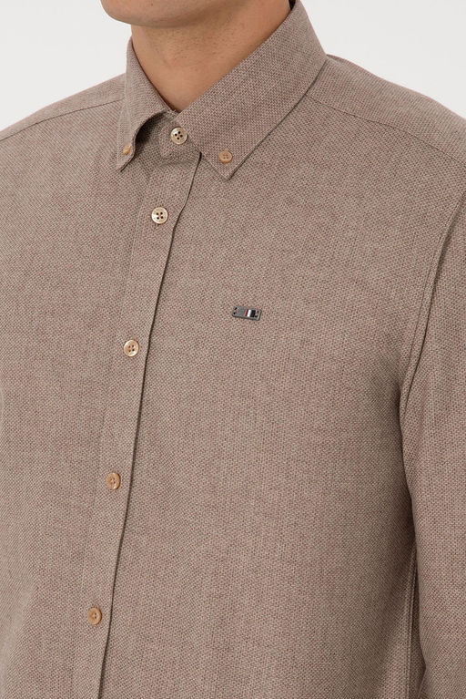 Erkek Camel Uzun Kollu G_mlek - U.s. polo assn фото 7