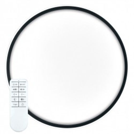 Светильник светодиодный управляемый с пультом 80W, Max. 5600Lum, 3000К-6500K, IP20, черный AL5800 R