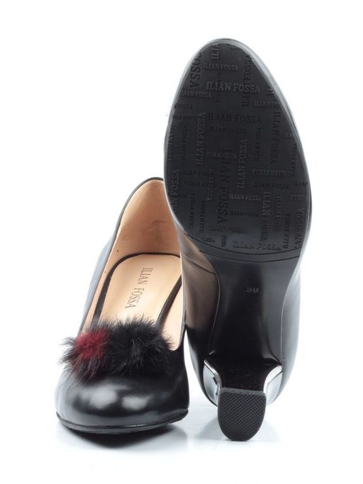 06-YF139-100 BLACK Туфли женские (натуральная кожа) - Фабричный китай фото 14