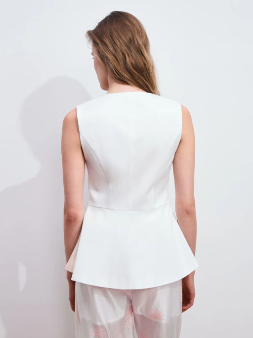 Приталенный жилет с баской ZR2605022501-1 / Zarina