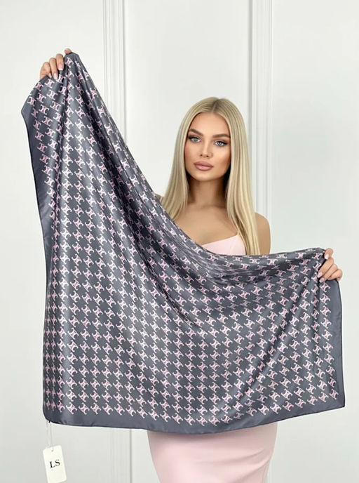 K13572 Платок (90/90см шелк) МУЛЬТИЦВЕТ_03