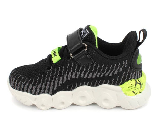 AL 6709 Полуботинки типа кроссовые детские, черный, черный - Antilopa фото 2