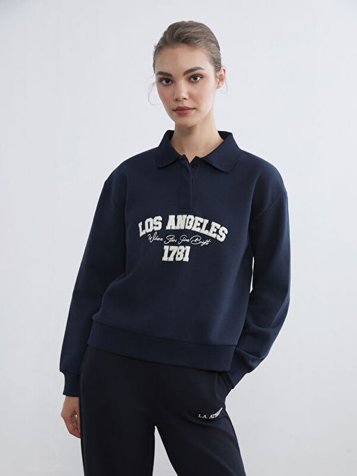 Los Angeles Bask?l? Kad?n Kal?n Sweatshirt