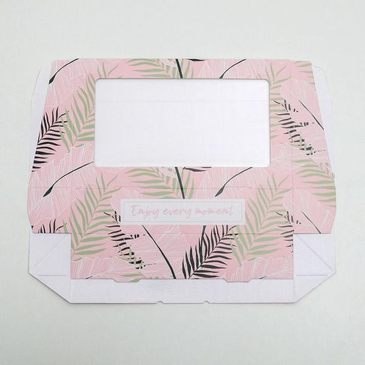 Цена за 5 шт. Кондитерская упаковка, коробка с ламинацией «Тропики», 20×12×4 см