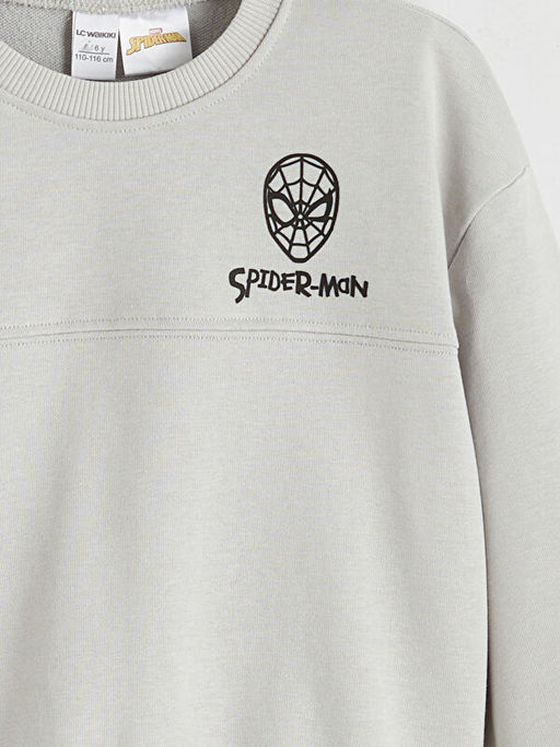 Spider-Man Bask?l? Erkek ?ocuk Sweatshirt
