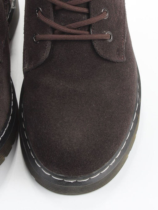 M15-35 BROWN Ботинки зимние женские (натуральная замша, натуральный мех)