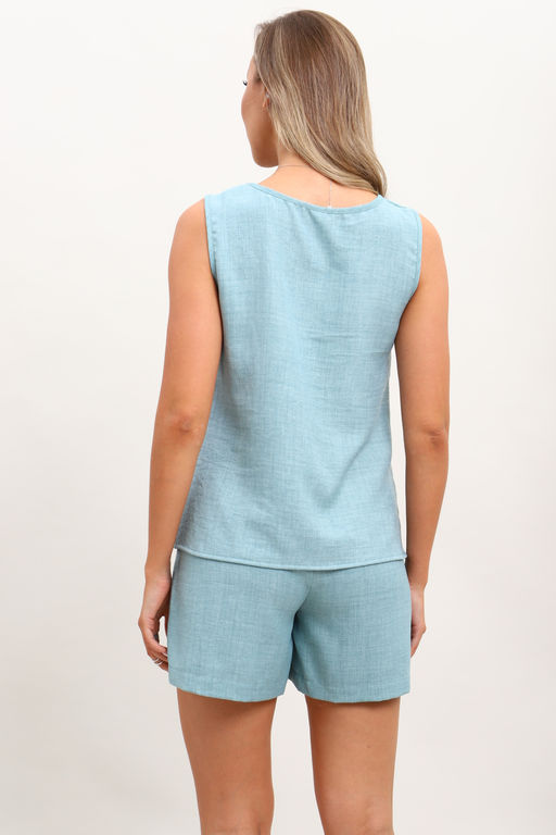 Костюм с шортами КЖ-001 Лен