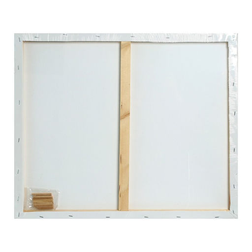 Холст на подрамнике, хлопок 100%, 1.6×90×120 см, акриловый грунт, среднезернистый, 380 г/м²