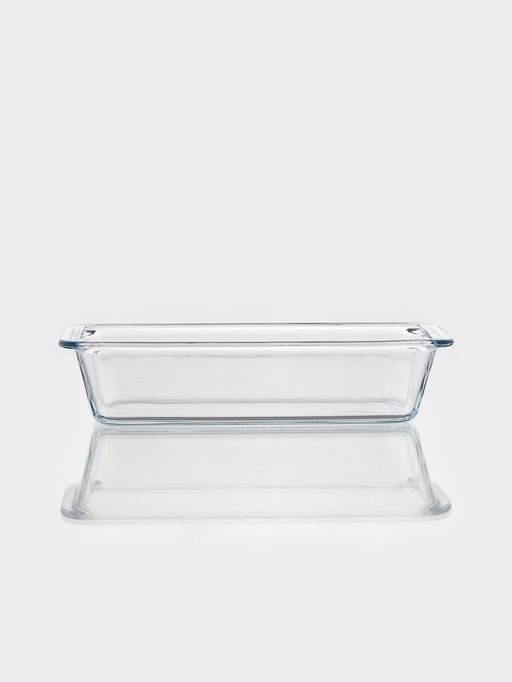 Форма для запекания Paşabahçe Borcam, 1.5 л, прямоугольная, жаропрочное стекло, прозрачная