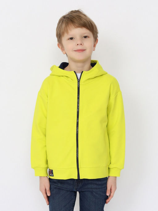 CRB wear/CSKB 63744-36-391 Толстовка для мальчика,лайм/Ex.Cherubino