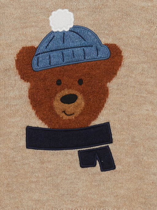 Bisiklet Yaka Uzun Kollu Triko Erkek Bebek Kazak - Waikiki фото 2