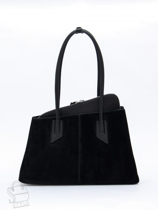 Сумка женская кожаная 6005L black Polina&Eiterou