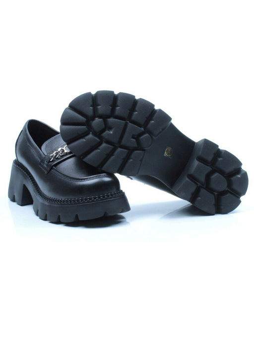 03-5939 BLACK Лоферы женские (натуральная кожа) - Фабричный китай фото 16