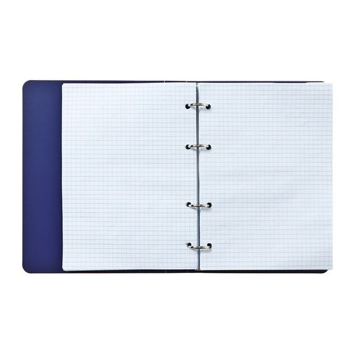 Тетрадь на кольцах, в клетку, 120 листов Синяя, пластиковая обложка, блок офсет - Calligrata фото 5