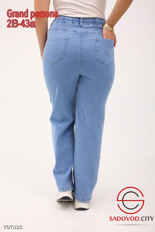 Комфортные джинсы на резинке - Bruno фото 3