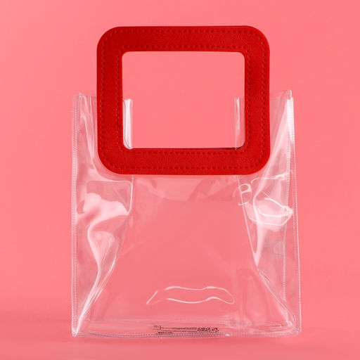 Пакет подарочный из ПВХ, красный, 20?18?10 см - UPAK LAND фото 3