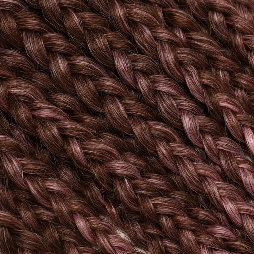 SIM-BRAIDS Афрокосы, 60 см, 18 прядей (CE), цвет каштановый/розовый(#FR-12) - Queen fair фото 2