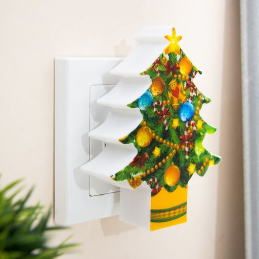 Ночник «Елочка» LED 2.5×8×10 см