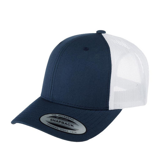 Бейсболка FLEXFIT арт. 6606T (темно-синий / белый)