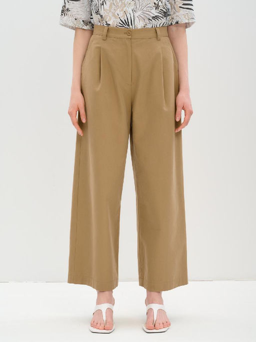 Брюки женские 12421-36037 khaki - Eleganzza фото 3