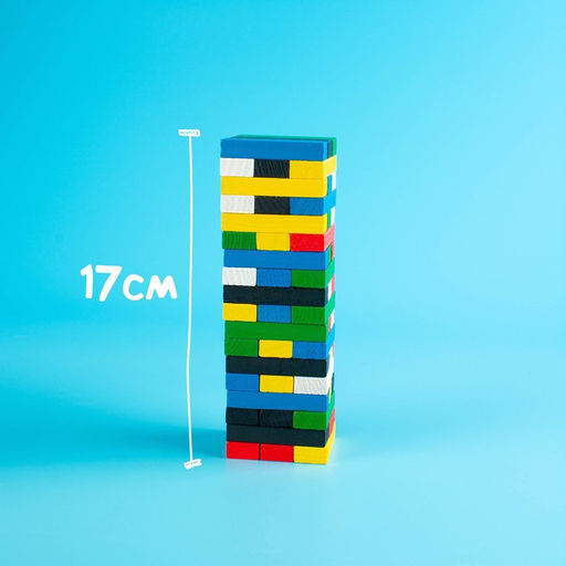 Падающая башня дженга Kids, 54 бруска, 6+ - Лас играс фото 5