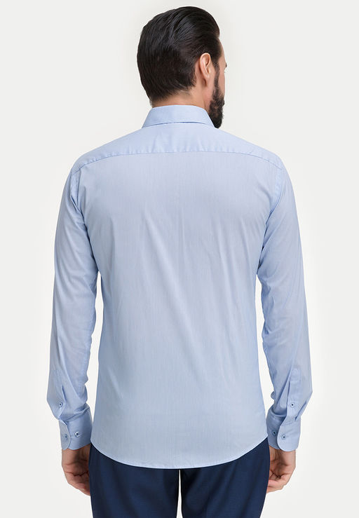 Сорочка мужская длинный рукав GREG 201/191/6130/Z/1p STRETCH_x  фото 4