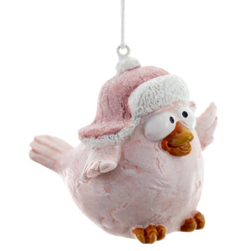 Фигурка декоративная подвесная "Птичка", L6 W7 H6 см, 2в.