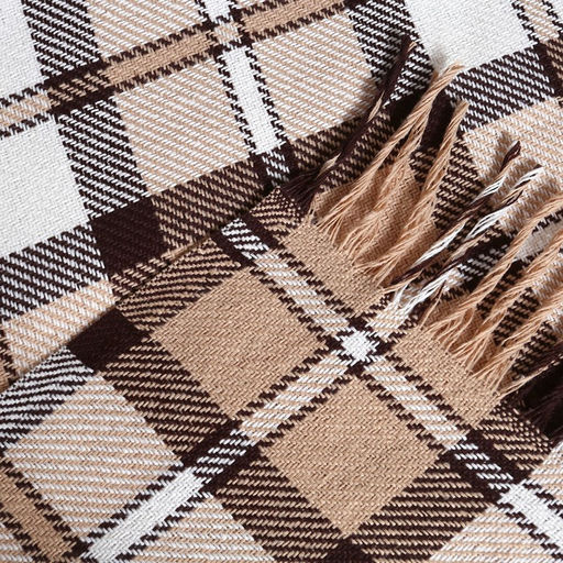 Плед Валенсия 140х200см, 03/BABBLE, белый/пес/кор, хл 50%, пэ 30%, пан 20% - Влади фото 3