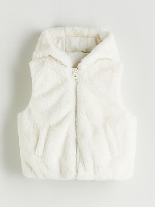 Kap??onlu Pel?? K?z ?ocuk Yelek