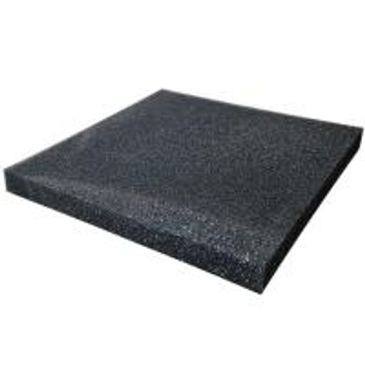 Губка высокопористая черная 50*50*5 см Барбус SPONGE 001