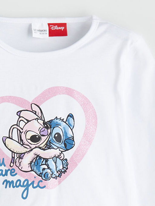 Lilo & Stitch Bask?l? K?z ?ocuk Pijama Tak?m?