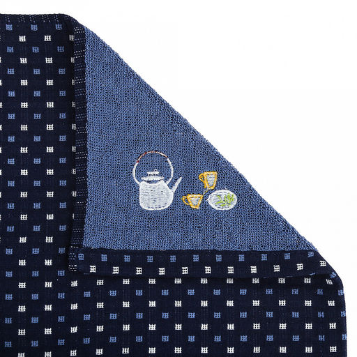 Полотенце кухонное "Чай" 34х78см, лен+махра, 100% хлопок, цвета микс, Bolangde (Китай)